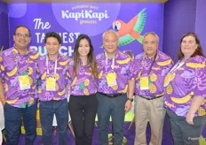 The first-time exhibitor Kapi Kapi Growers from the US saw big interest in their bananas. 